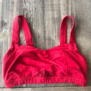Red lululemon athletics Sports Bra, Size 6